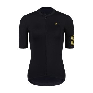 RIVANELLE BY HOLOKOLO Cyklistický dres s krátkym rukávom - VICTORIOUS GOLD LADY - čierna