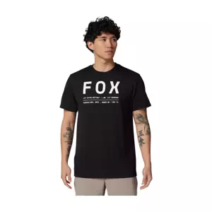 FOX Cyklistické tričko s krátkym rukávom - NON STOP SS TECH - čierna