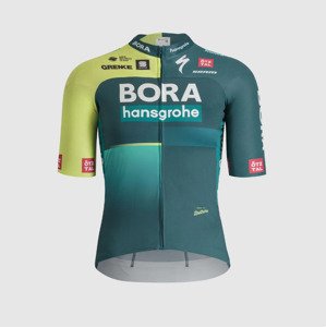SPORTFUL Cyklistický dres s krátkym rukávom - BORA 2024 - zelená/svetlo zelená 3XL