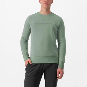 CASTELLI pulóver - LOGO SWEATSHIRT - svetlo zelená S