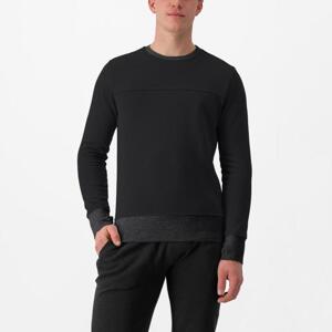 CASTELLI pulóver - LOGO SWEATSHIRT - čierna XL