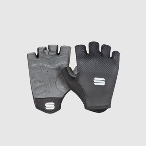 SPORTFUL Cyklistické rukavice krátkoprsté - RACE - čierna XL