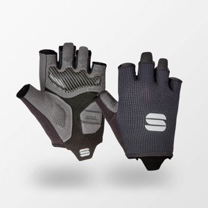 SPORTFUL Cyklistické rukavice krátkoprsté - TOTAL COMFORT - čierna XS