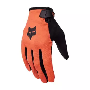 FOX Cyklistické rukavice dlhoprsté - RANGER - oranžová XL