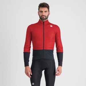 SPORTFUL Cyklistická vetruodolná bunda - TOTAL COMFORT - červená/čierna L