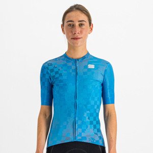SPORTFUL Cyklistický dres s krátkym rukávom - ROCKET - modrá XS