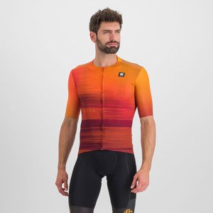 SPORTFUL Cyklistický dres s krátkym rukávom - PETER SAGAN SUPERGIARA - oranžová 3XL