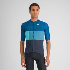 SPORTFUL Cyklistický dres s krátkym rukávom - SNAP - modrá M