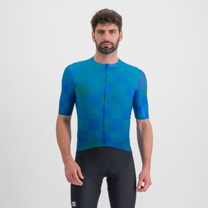 SPORTFUL Cyklistický dres s krátkym rukávom - ROCKET - modrá L
