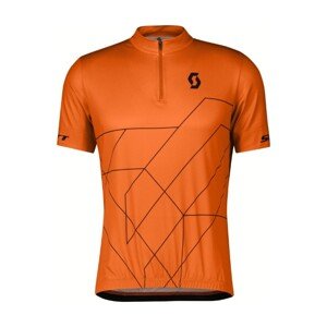 SCOTT Cyklistický dres s krátkym rukávom - RC TEAM 20 - oranžová M
