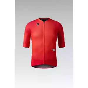 GOBIK Cyklistický dres s krátkym rukávom - CARRERA 2.0 - červená XL