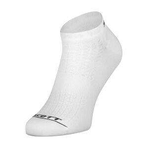 SCOTT Cyklistické ponožky členkové - PERFORMANCE - biela 45-47