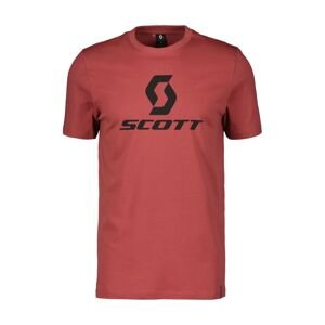 SCOTT Cyklistické tričko s krátkym rukávom - ICON - červená S