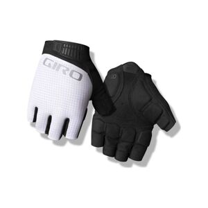 GIRO Cyklistické rukavice krátkoprsté - BRAVO II GEL - biela/čierna