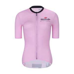 RIVANELLE BY HOLOKOLO Cyklistický dres s krátkym rukávom - VOGUE - ružová/čierna S