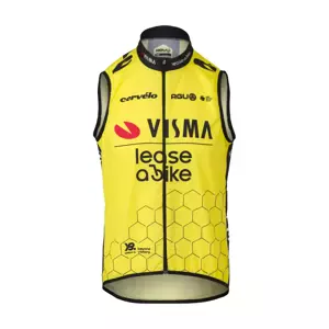 AGU Cyklistická vesta - REPLICA VISMA | LEASE A BIKE 2024 - žltá/čierna M