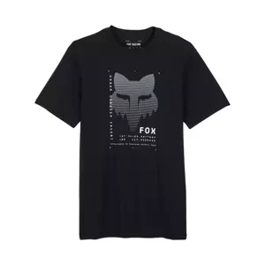 FOX Cyklistické tričko s krátkym rukávom - DISPUTE PREM - čierna 2XL