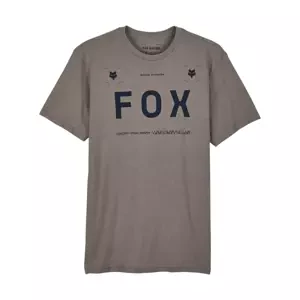 FOX Cyklistické tričko s krátkym rukávom - AVIATION PREM - šedá S