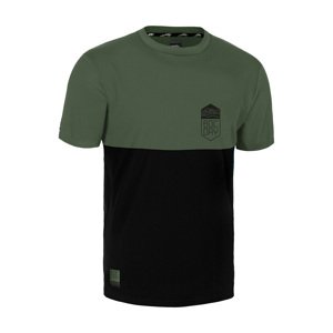 ROCDAY Cyklistický dres s krátkym rukávom - DOUBLE V2 - čierna/zelená XL