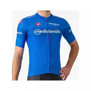 CASTELLI Cyklistický dres s krátkym rukávom - GIRO107 CLASSIFICATION - modrá M