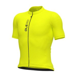 ALÉ Cyklistický dres s krátkym rukávom - PRAGMA COLOR BLOCK - žltá 4XL