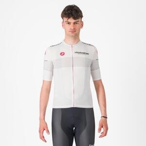 CASTELLI Cyklistický dres s krátkym rukávom - GIRO107 CLASSIFICATION - biela