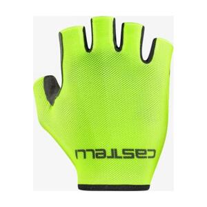 CASTELLI Cyklistické rukavice krátkoprsté - SUPERLEGGERA - žltá S