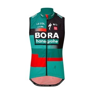 LE COL Cyklistická vesta - BORA HANSGROHE 2023 REPLICA SPORT - zelená/červená/čierna XL
