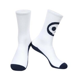 MONTON Cyklistické ponožky klasické - SKULL - modrá/biela UNI