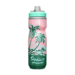 CAMELBAK Cyklistická fľaša na vodu - PODIUM® CHILL - ružová/zelená