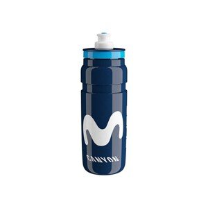 ELITE Cyklistická fľaša na vodu - FLY MOVISTAR 750 ml - modrá