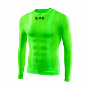 SIX2 Cyklistické tričko s dlhým rukávom - TS2 C - zelená S