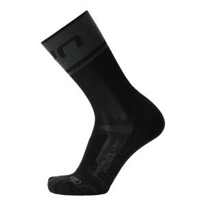 UYN Cyklistické ponožky klasické - ONE LIGHT - čierna/antracitová 42-44