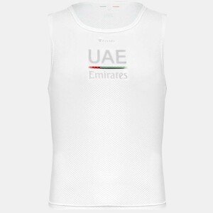 PISSEI Cyklistické tričko bez rukávov - UAE 2023 - biela M-L