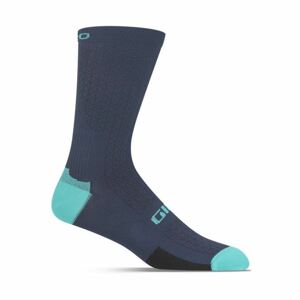 GIRO Cyklistické ponožky klasické - HRC TEAM - modrá/svetlo modrá