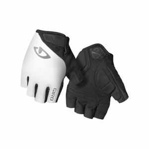 GIRO Cyklistické rukavice krátkoprsté - JAGETTE - biela