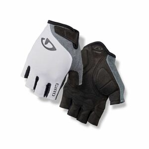GIRO Cyklistické rukavice krátkoprsté - JAGETTE - biela/šedá