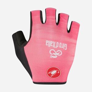 CASTELLI Cyklistické rukavice krátkoprsté - GIRO D'ITALIA 2024 - ružová L