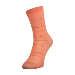 SCOTT Cyklistické ponožky klasické - SPEED CREW - ružová 39-41