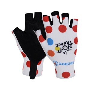 BONAVELO Cyklistické rukavice krátkoprsté - TOUR DE FRANCE 2023 - biela/červená