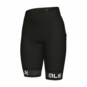 ALÉ Cyklistické nohavice krátke bez trakov - TRAGUARDO LADY  - biela/čierna XL