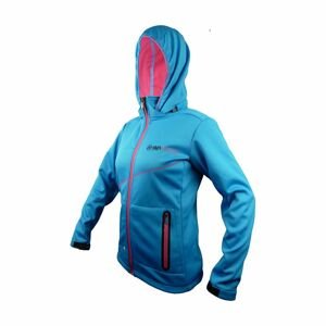 HAVEN Cyklistická zateplená bunda - THERMOTEC WOMEN - modrá/ružová S