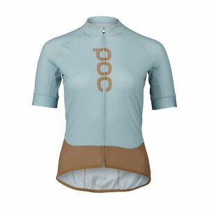 POC Cyklistický dres s krátkym rukávom - ESSENTIAL ROAD  - modrá/hnedá XL