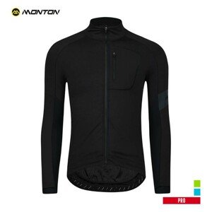 MONTON Cyklistická zateplená bunda - PRO JOES WINTER - čierna L