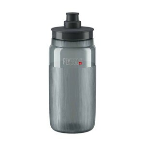 ELITE Cyklistická fľaša na vodu - FLY TEX 550 ml - šedá