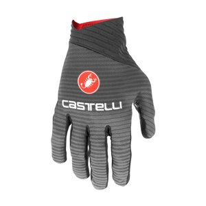 CASTELLI Cyklistické rukavice dlhoprsté - CW 6.1 CROSS - čierna M