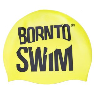 Plavecká čiapka borntoswim classic silicone žltá