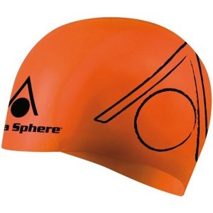 Plavecká čiapka aqua sphere tri cap oranžová