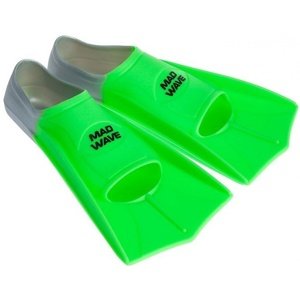 Plavecké plutvy mad wave short training fins green 33/34