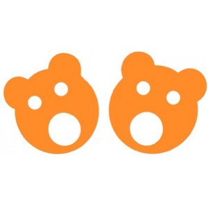 Nadľahčovacie krúžky matuska dena bear rings 200x38mm oranžová